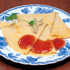 レシピ画像:そばクレープ