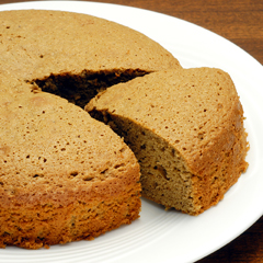 レシピ画像:そば粉のシフォンケーキ