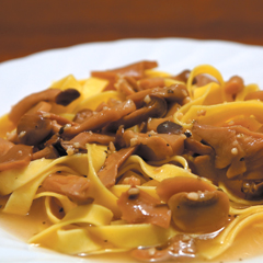 レシピ画像:ピッツォケリ(そばパスタ)