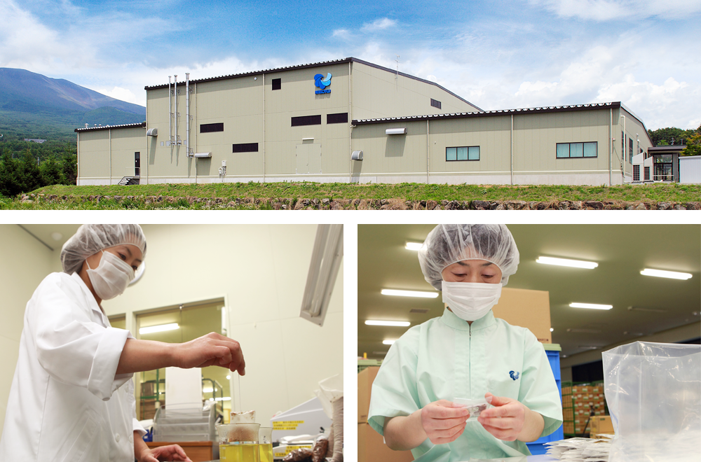 サラサラと琥珀色の健康茶を毎日の習慣にイメージ