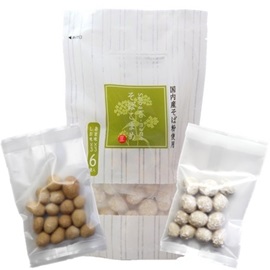 商品画像：そばこまめ（あま味・しお味詰め合せ）