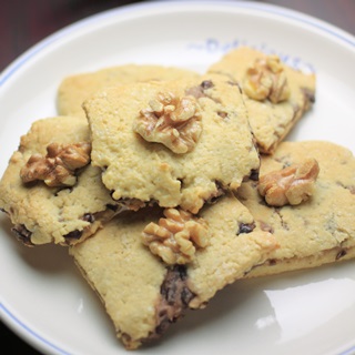 レシピ画像：あずきとそばのクッキー
