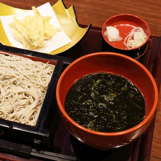 レシピ画像：天麩羅と海苔汁せいろ